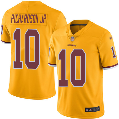 Washington Redskins Limited Gold Men Paul Richardson Jersey NFL Football #10 Rush Vapor